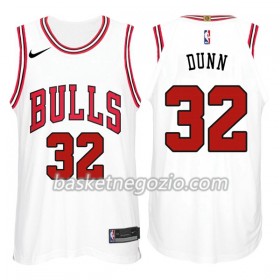 Canotte Uomo Chicago Bulls Kris Dunn 32 Nike Bianco Swingman